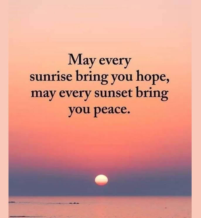 Philosophy sunrise hope