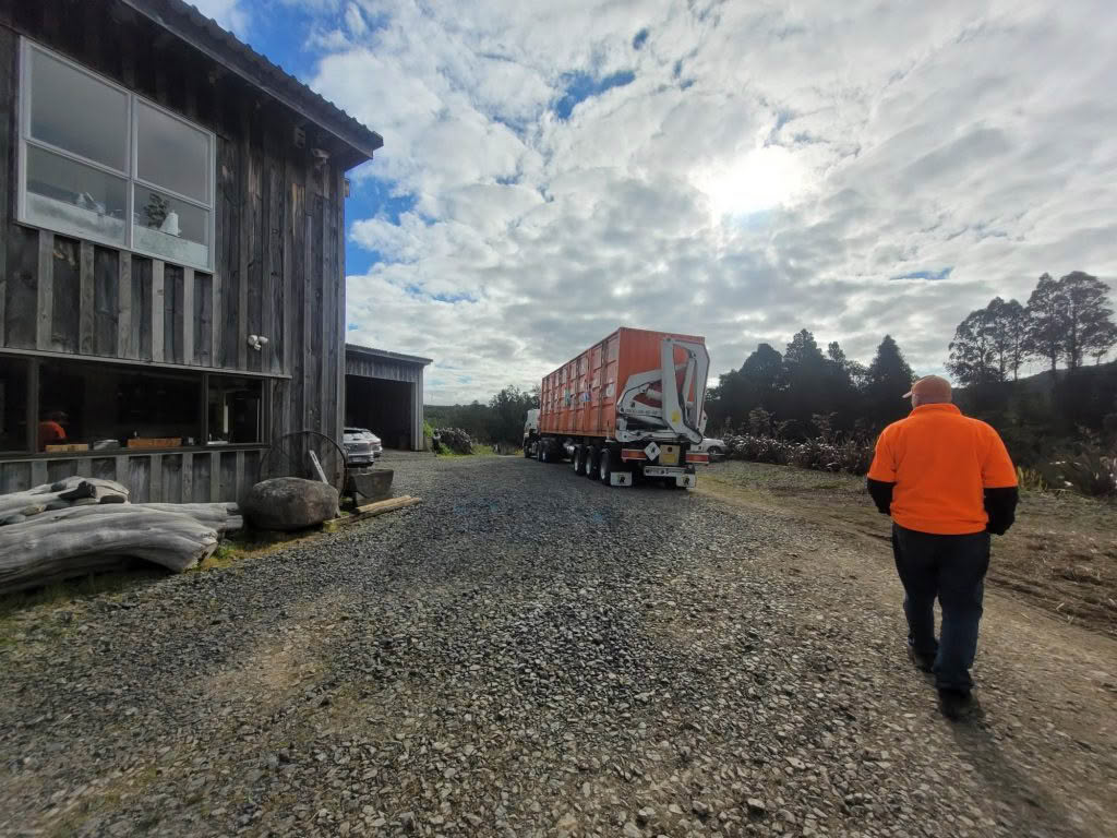 Reg Watching Last Container Leaving