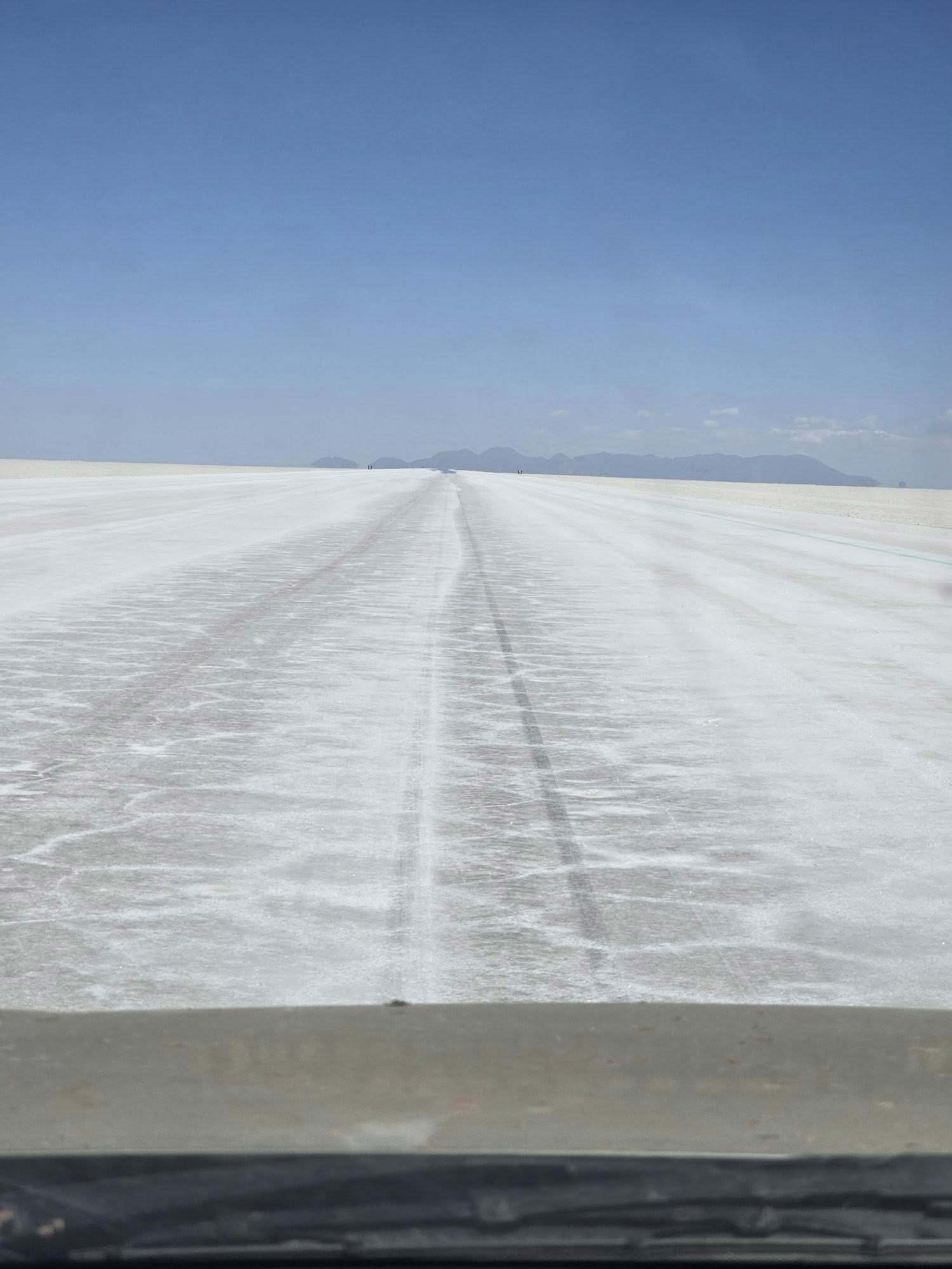 Wairua 2 Tyre traction marks Bolivia Nov